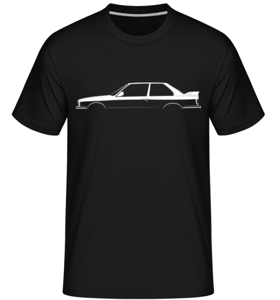 Silhouette 'BMW M3 E30' -  Shirtinator Men's T-Shirt - Black - Front