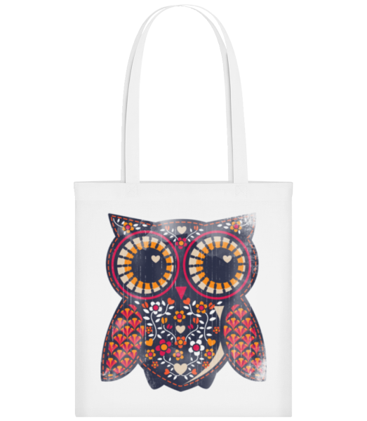Art Owl - Tote Bag - White - Front