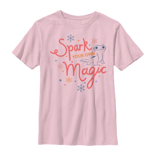 Disney - Frozen - Bruni Spark Your Magic - Kids T-Shirt - Pink - Front