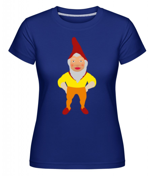 Sweet Garden Gnome -  Shirtinator Women's T-Shirt - Royal blue - Front