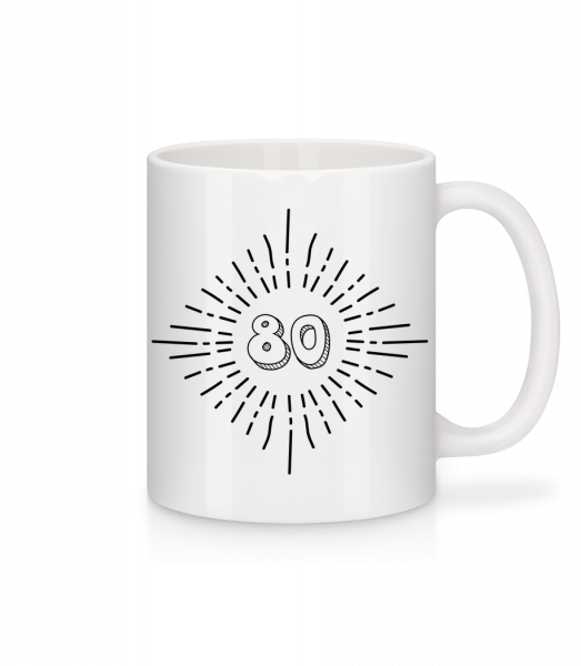 80s Birthday - Mug - White - Vorn