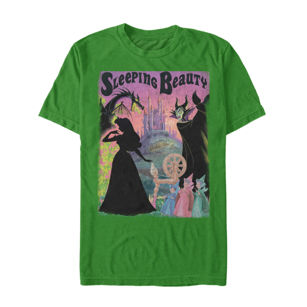 Disney - Sleeping Beauty - Skupina Poster - Men's T-Shirt - Kelly green - Front
