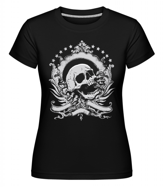 Skull Logo -  Shirtinator Women's T-Shirt - Black - Vorn