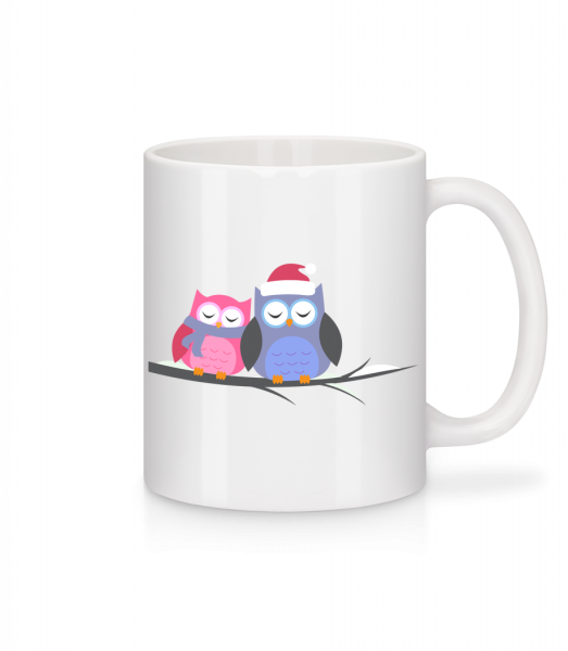 Christmas Owls - Mug - White - Vorn