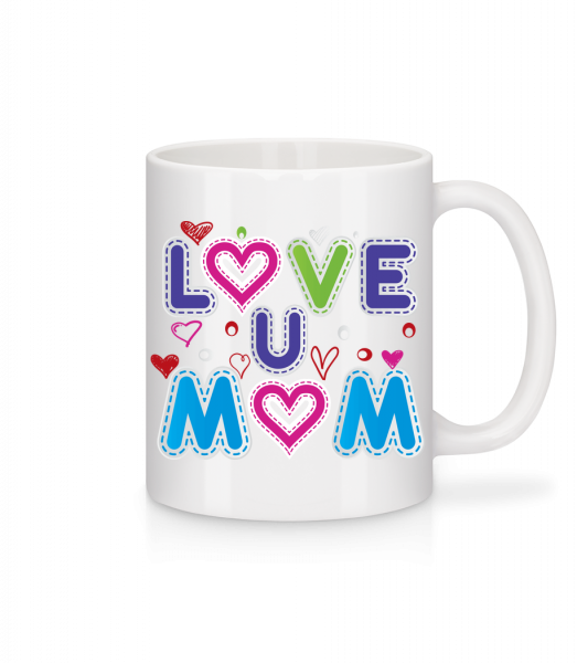 Mom Love - Mug - White - Vorn