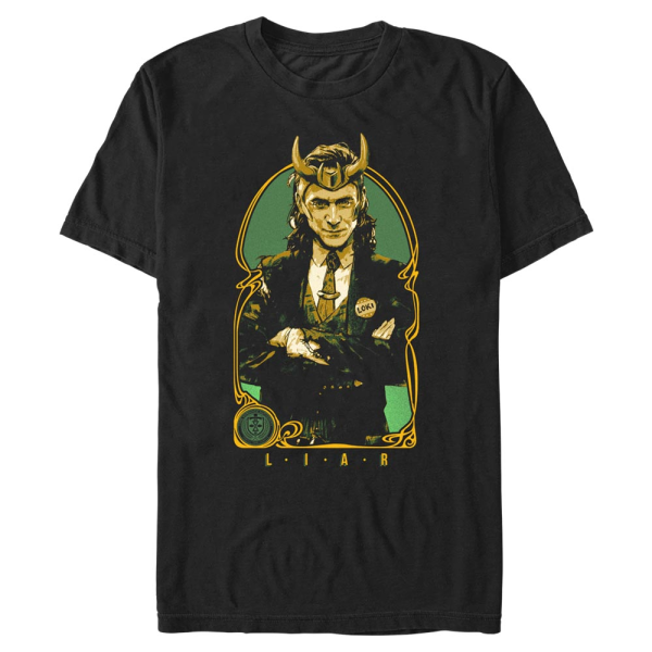 Marvel - Loki - Loki Liar - Men's T-Shirt - Black - Front