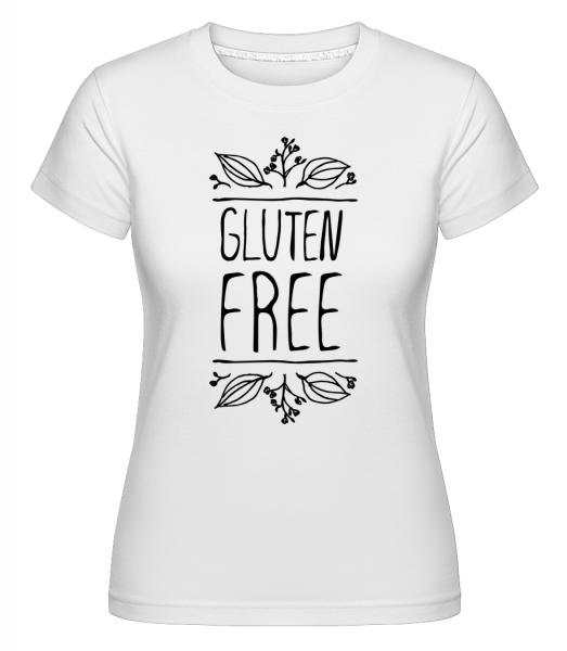 Gluten Free -  Shirtinator Women's T-Shirt - White - Vorn