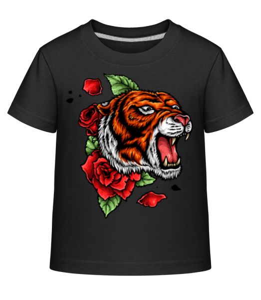 Tiger Fury - Kid's Shirtinator T-Shirt - Black - Front