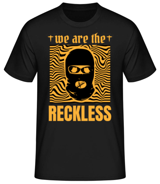 Reckless - Men's Basic T-Shirt - Black - Front