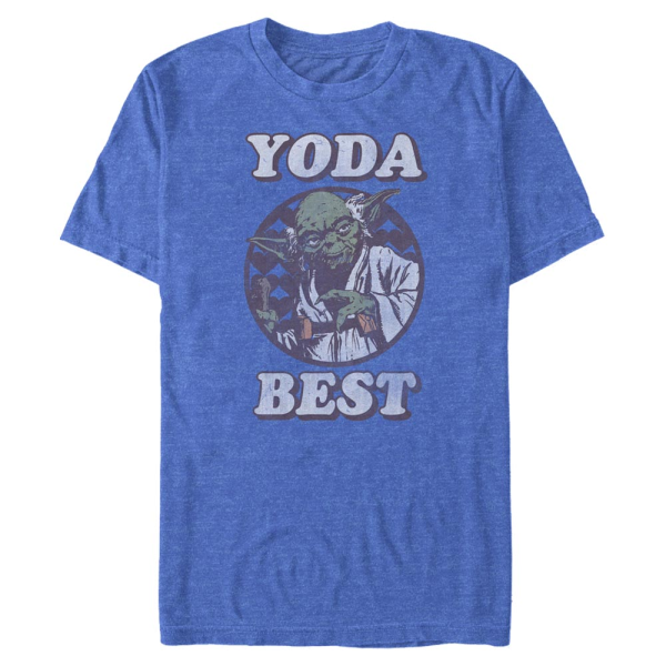Star Wars - Yoda Best - Valentine's Day - Men's T-Shirt - Heather royal blue - Front
