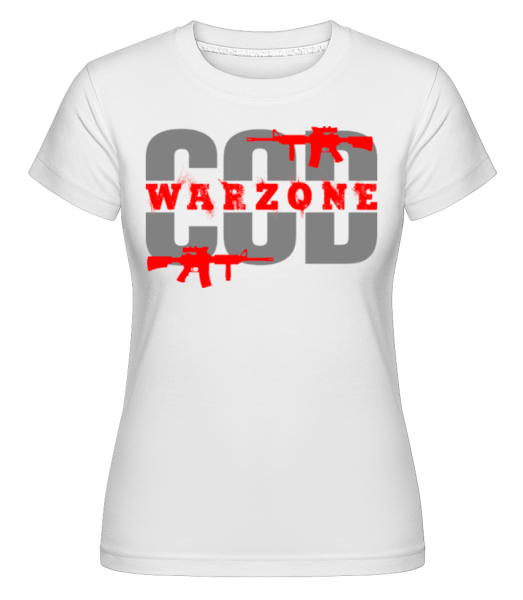 Call Of Duty Warzone -  Shirtinator Women's T-Shirt - White - Front