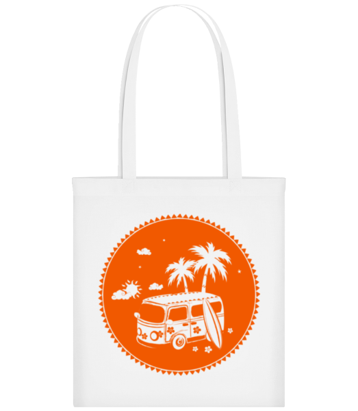 Holiday Icon Orange - Tote Bag - White - Front