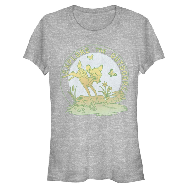 Disney Classics - Bambi - Skupina Explore With - Women's T-Shirt - Heather grey - Front