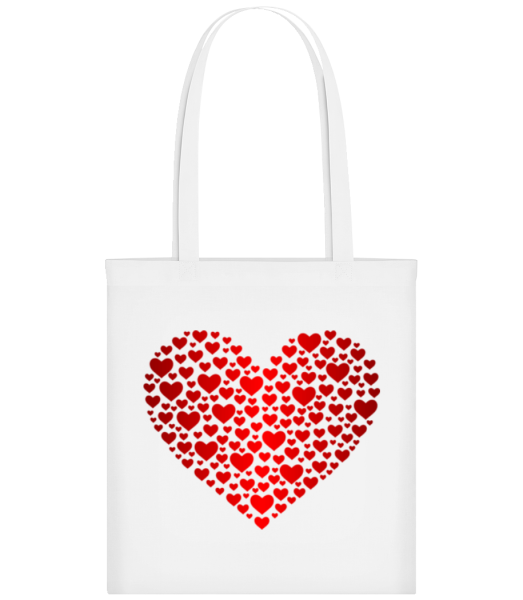Hearts - Tote Bag - White - Front