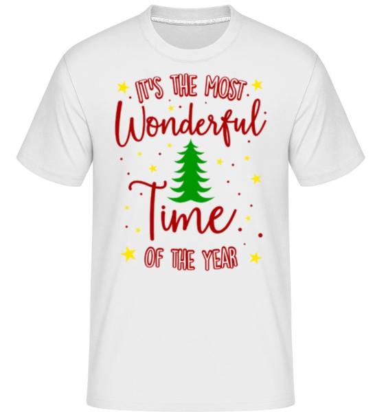 The Most Wonderful Time Of The Year -  Shirtinator Men's T-Shirt - White - Front