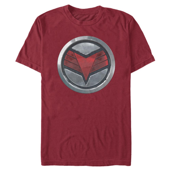 Marvel - The Falcon and the Winter Soldier - Falcon Logo - Men's T-Shirt - Cherry - Front