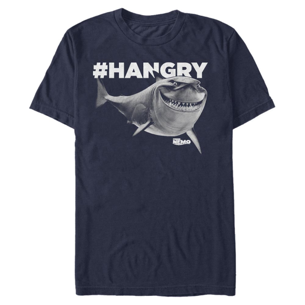 Pixar - Finding Nemo - Bruce Hangry - Men's T-Shirt - Navy - Front
