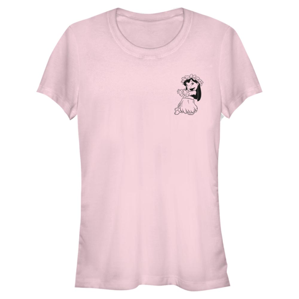 Disney Classics - Lilo & Stitch - Lilo Vintage Lined - Women's T-Shirt - Pink - Front