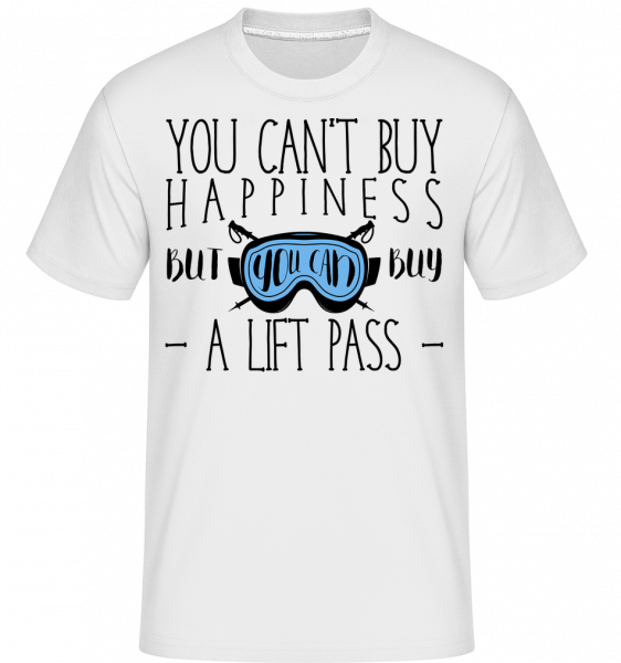 You Can Buy A Lift Pass -  Shirtinator Men's T-Shirt - White - Vorn