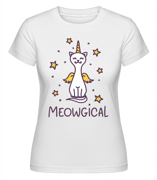 Meowgical -  Shirtinator Women's T-Shirt - White - Vorn