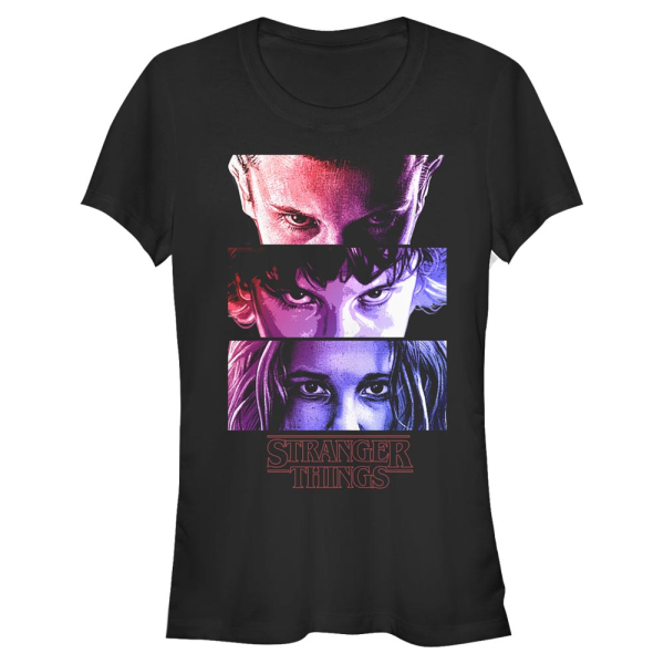 Netflix - Stranger Things - Eleven Eyes - Women's T-Shirt - Black - Front
