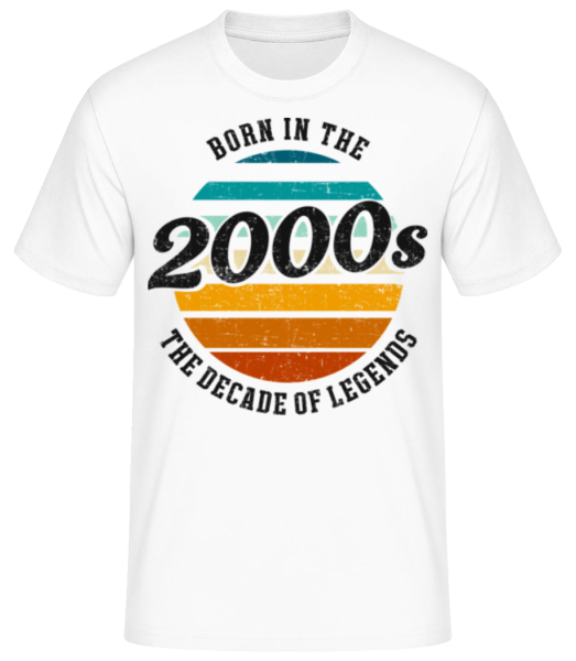2000 The Decade Of Legends - Men's Basic T-Shirt - White - Front