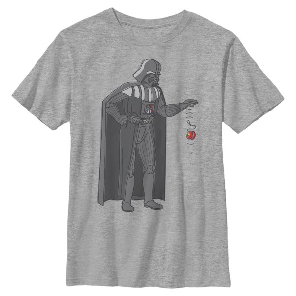 Star Wars - Darth Vader Force Yoyo - Kids T-Shirt - Heather grey - Front