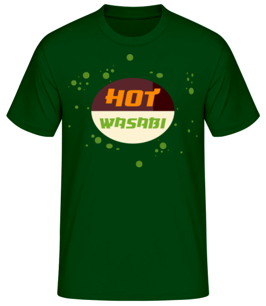 Wasabi Costume - Men's Basic T-Shirt - Bottle green - Front