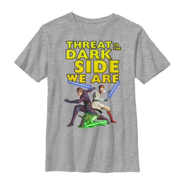 Star Wars - The Clone Wars - Skupina Threat We Are - Kids T-Shirt - Heather grey - Front