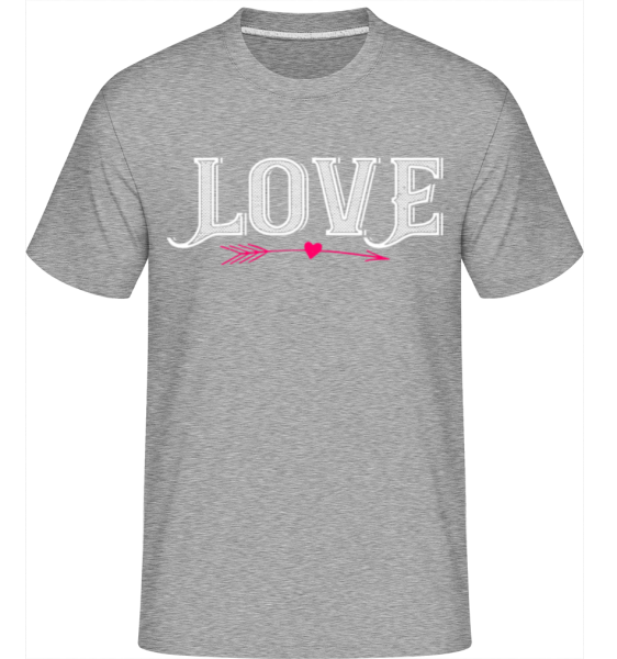 Love -  Shirtinator Men's T-Shirt - Heather grey - Front