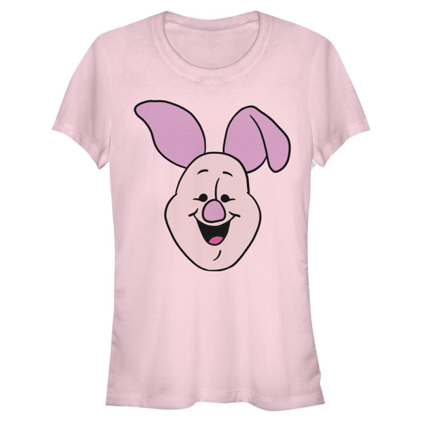 Disney Classics - Winnie the Pooh - Prasátko Big Face - Women's T-Shirt - Pink - Front