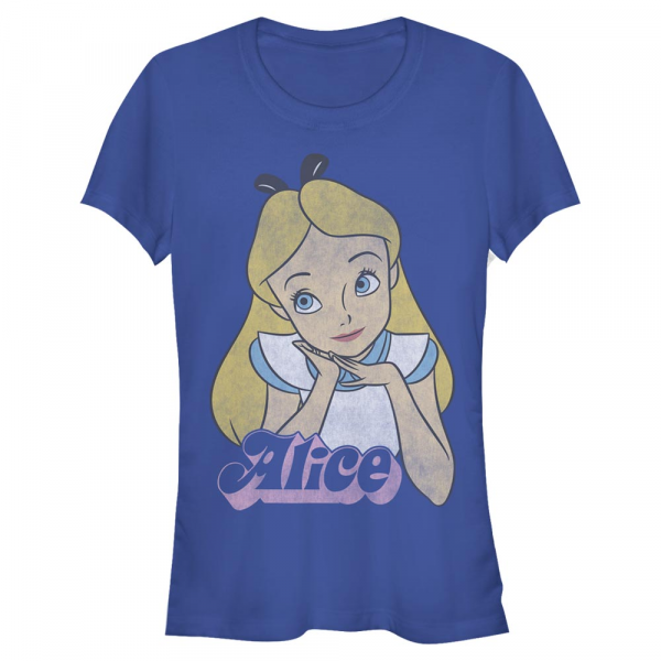 Disney Classics - Alice in Wonderland - Alice Big - Women's T-Shirt - Royal blue - Front
