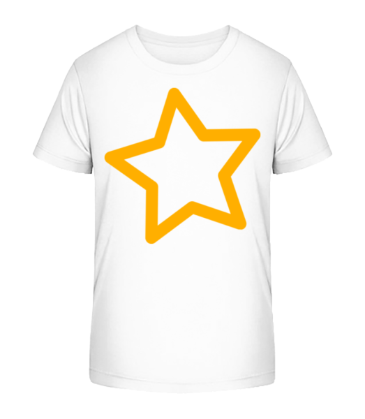 Simple Star - Kid's Bio T-Shirt Stanley Stella - White - Front