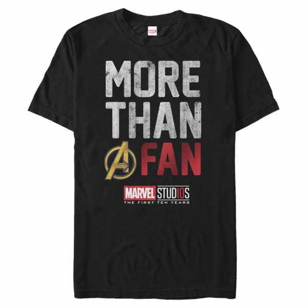 Marvel - Avengers - Logo 17MARF00273A Back - Men's T-Shirt - Black - Front