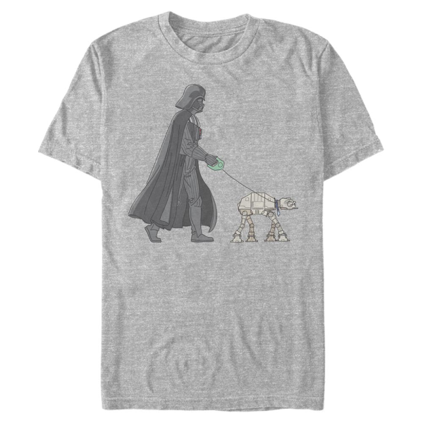 Star Wars - Darth Vader Vader Walker - Men's T-Shirt - Heather grey - Front
