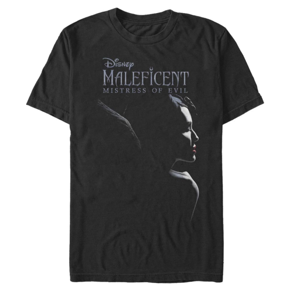 Disney - Maleficent Mistress of Evil - Maleficent Logo Lockup - Men's T-Shirt - Black - Front
