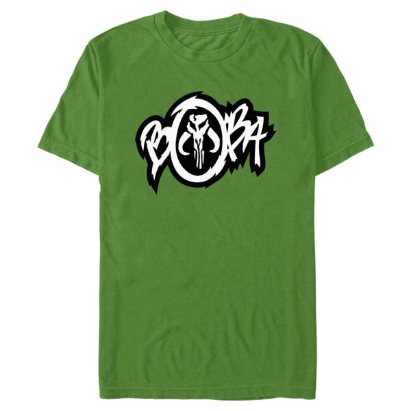 Star Wars - Book of Boba Fett - Boba Fett Boba Mando Skull - Men's T-Shirt - Kelly green - Front