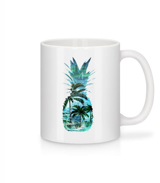 Pineapple Palms - Mug - White - Vorn