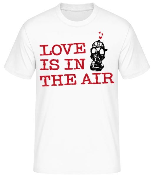 Love Is In The Air - Men's Basic T-Shirt - White - Front