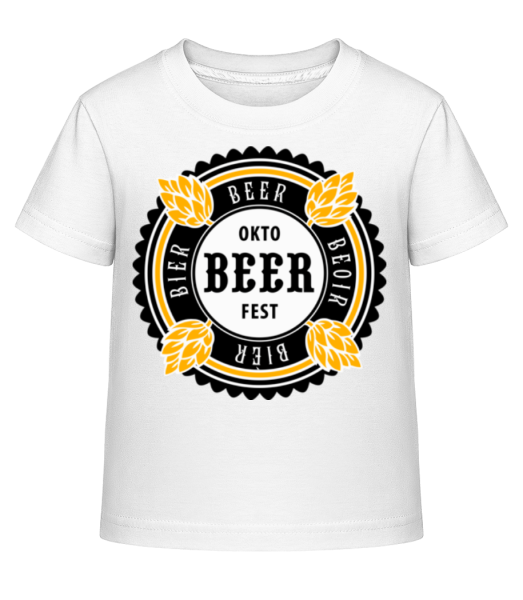 Oktobeer Fest - Kid's Shirtinator T-Shirt - White - Front