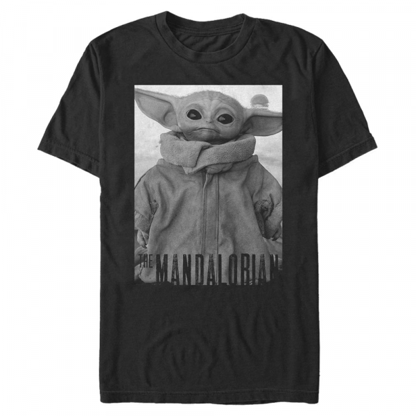 Star Wars - The Mandalorian - The Child Only One - Men's T-Shirt - Black - Front