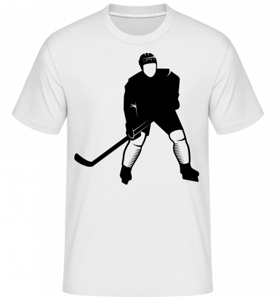 Ice Hockey Player -  Shirtinator Men's T-Shirt - White - Vorn