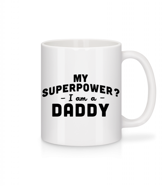 Superpower Daddy - Mug - White - Vorn