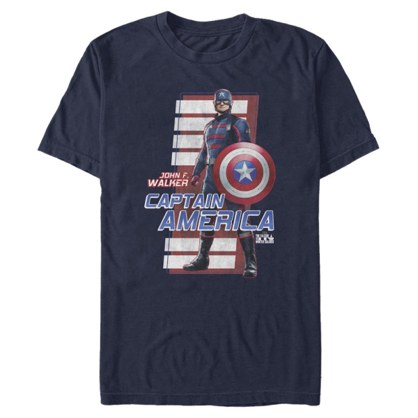 Marvel - The Falcon and the Winter Soldier - John F. Walker Some Otherguy - Men's T-Shirt - Navy - Front