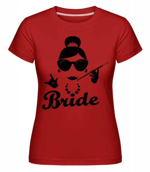 Bride -  Shirtinator Women's T-Shirt - Red - Vorn
