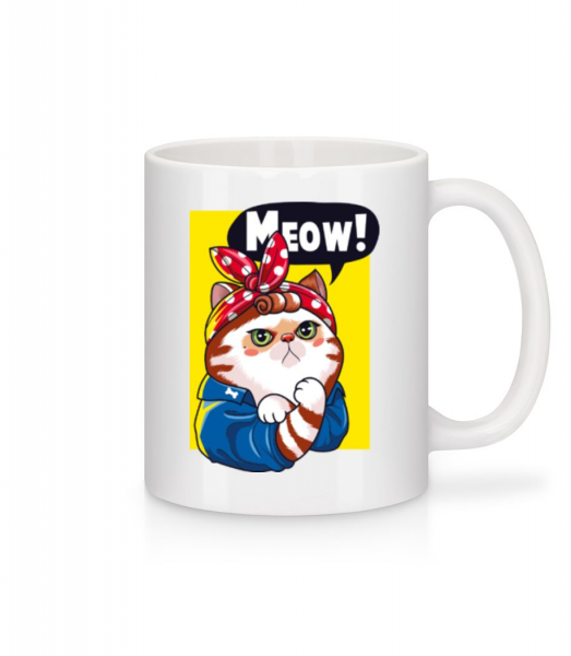 Meow - Mug - White - Front