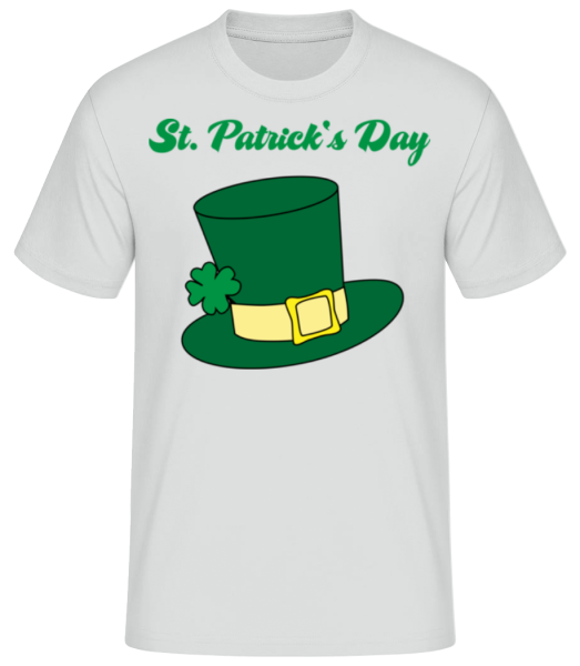 St. Patrick's Day Hat - Men's Basic T-Shirt - Heather grey - Front