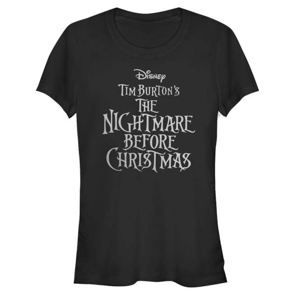 Disney Classics - Nightmare Before Christmas - Logo - Halloween - Women's T-Shirt - Black - Front