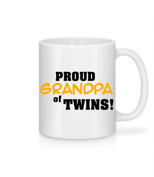 Proud Grandpa Of Twins - Mug - White - Vorn