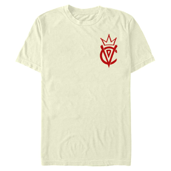 Disney Classics - Cruella - Logo Cruella Emblem - Men's T-Shirt - Cream - Front